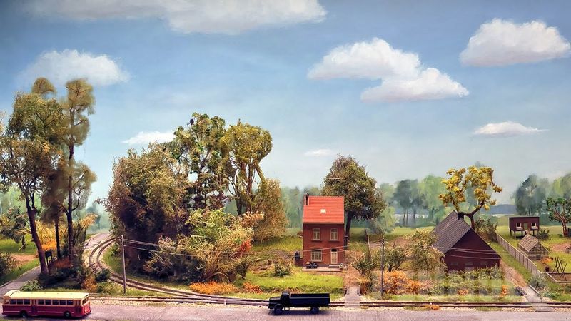 Modellstraßenbahn auf Meterspur und Normalspur: Modellanlage der Sandbahn von Mol (MSC de Kempen)