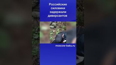 Российские силовики задержали диверсантов