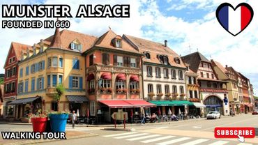 MUNSTER ALSACE FRANCE near Strasbourg, Riquewihr, Kaysersberg, Colmar - Walking street