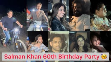 Salman Khan Birthday Party MS DHONI Ram charan Sohail Arbaaz Shura Khan Nirvaan Arhaan  Khan Shilpa