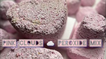 Pink Clouds Peroxide Mix | ASMR | So Satisfying