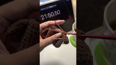 It’ll only take you 2hr max😳 #crochet #amigurumi #diycrafts #crochetbear #yarn