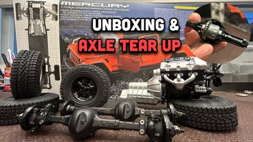 Killerbody Mercury chassis kit jeep Gladiator unboxing & axle tear up