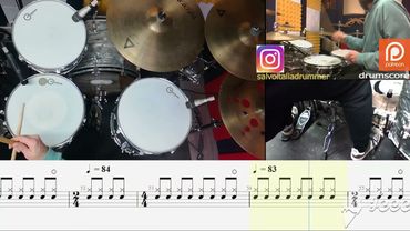 THE BEATLES - A DAY IN THE LIFE , Drum Score , Cover , Tab , Tutorial , Notation , Transcription