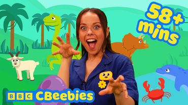 Time to Play 🦖🐬🦕🍎 | CBeebies House Animals, Dinosaurs and More! | 58+ Mins 🌈✨