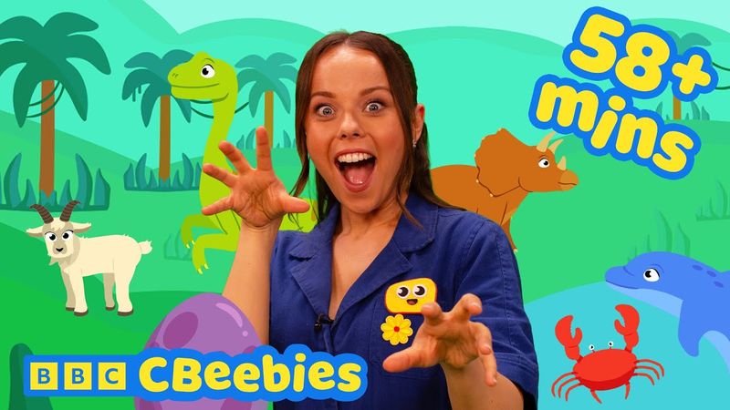 Time to Play 🦖🐬🦕🍎 | CBeebies House Animals, Dinosaurs and More! | 58+ Mins 🌈✨