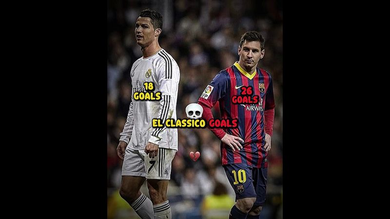 RONALDO VS MESSI X  EL CLASSICO GOALS #football #shorts #tanding