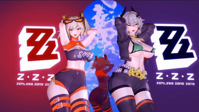 Burnice I Caesar 🥵- MENTE MÁ -【ZZZ MMD】