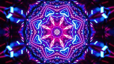 Electric Neon Flow – Red & Blue Motion Graphics Loop 4k Video