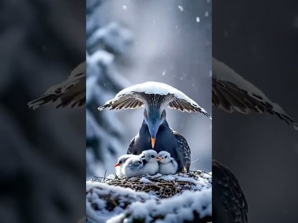 【祝願看到此片的你，遇見能為你遮風擋雨的人，福運連連財路亨通！】#萬物皆有靈性 #神奇動物 #見者好運 #唯美意境 #擔當 #正能量 #孝心