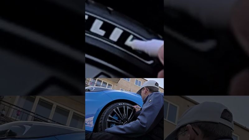 Painting Ford Focus RS tyres #focusrs #ford #fordfocus #rs #tyres #michelin