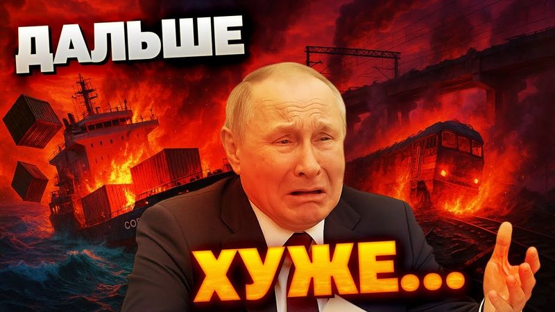 Транспортный апокалипсис! Совкомфлот тонет, РЖД рушится — 2026 станет точкой невозврата для РФ!