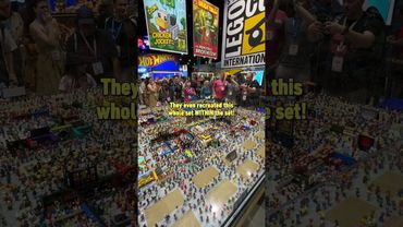 This is the craziest LEGO set we've ever seen: It's the actual San Diego Comic-Con! #sdcc #ign #lego