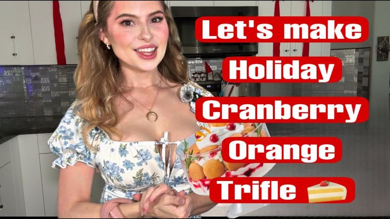 ASMR - Let me cook a Trifle for you! / ASMR/ Cooking/ Soft talking/ follow along