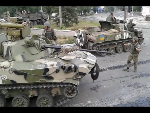 Штурм Углегорска. 08.2014