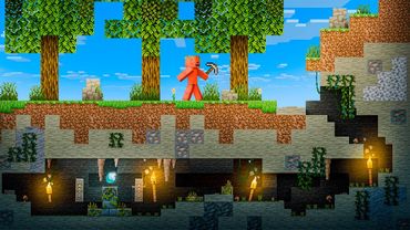 Я ВЫЖИЛ 100 ДНЕЙ В 2Д МИРЕ В МАЙНКРАФТ