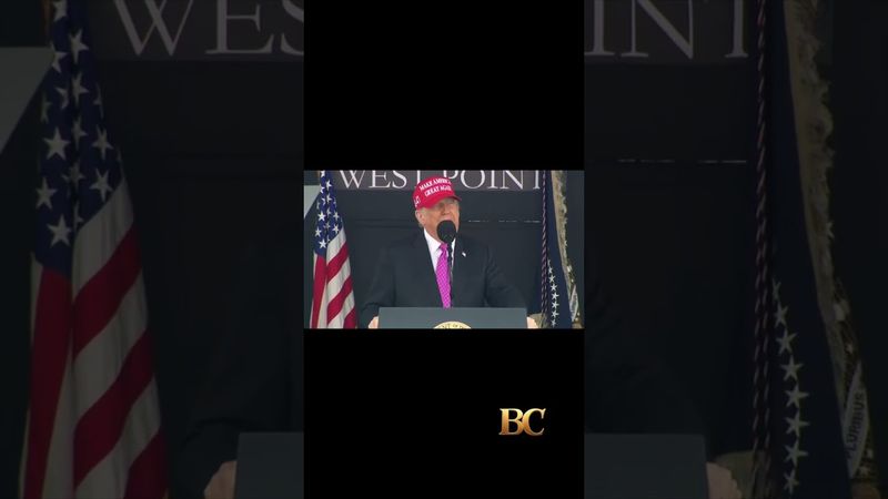 Trump praises West Point graduates, touts ‘golden age’ of US military in commencement speech