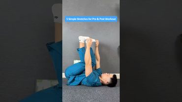 Easy Home Stretching Tutorial for Pre & Post Workout to Relieve Back & Leg Tightness