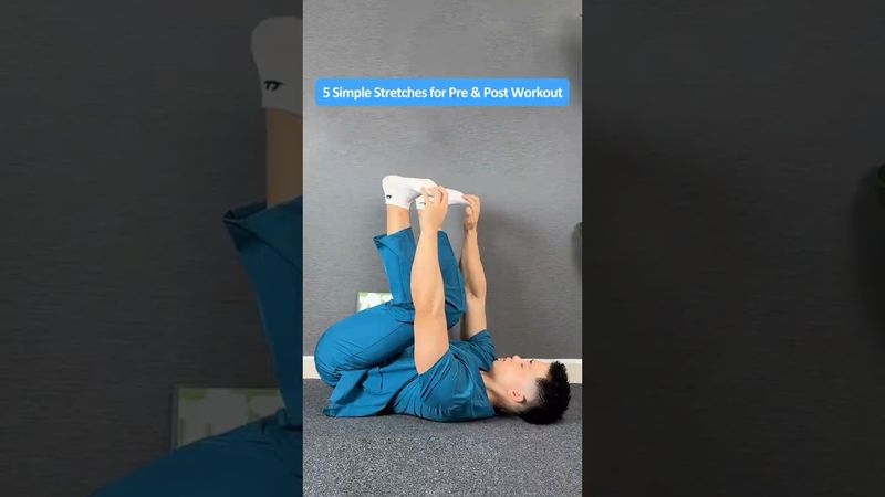 Easy Home Stretching Tutorial for Pre & Post Workout to Relieve Back & Leg Tightness