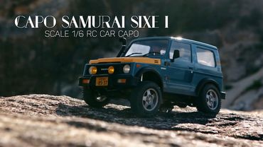 RC Car  Capo Samurai SIXER I CD15828 Scale 1/6 Run on rocks and streams | RC Realistic | E3S-RC