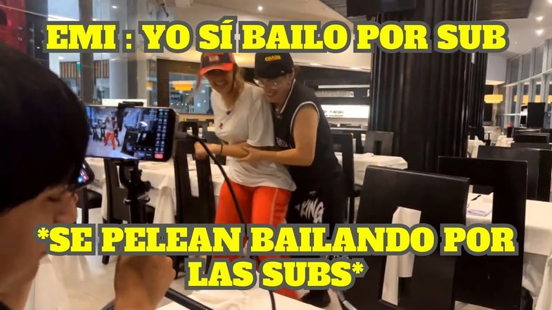 GLOGLO Y EMI SE PELEAN BAILANDO POR LAS SUBS