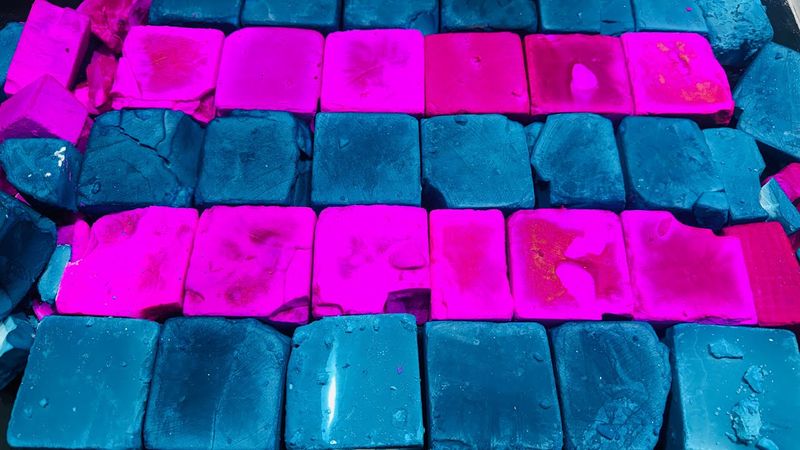 Both Birthday Celebration | @brokeaf8272 💞 @vanithakavya6180 | Fresh Dyed Chalk Oddly Satisfying