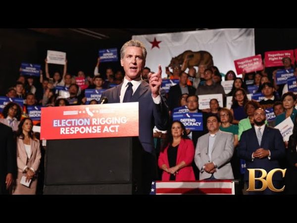 Newsom calls for a special election to allow for a new congressional map in California