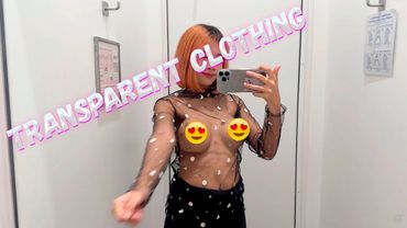 See Through Clothes | Transparent Lingerie | Try On Haul | Sheer Dresses