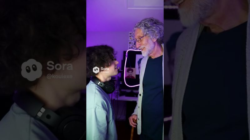 старый Кирилл заходит к своему внуку и видит себя в молодости #кириллсмотрит #ии