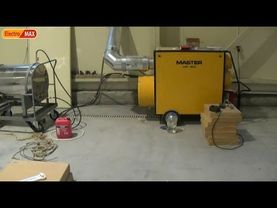 Дизельная тепловая пушка Master BV 470 FS (не прямого нагрева) - Запуск + замер температур