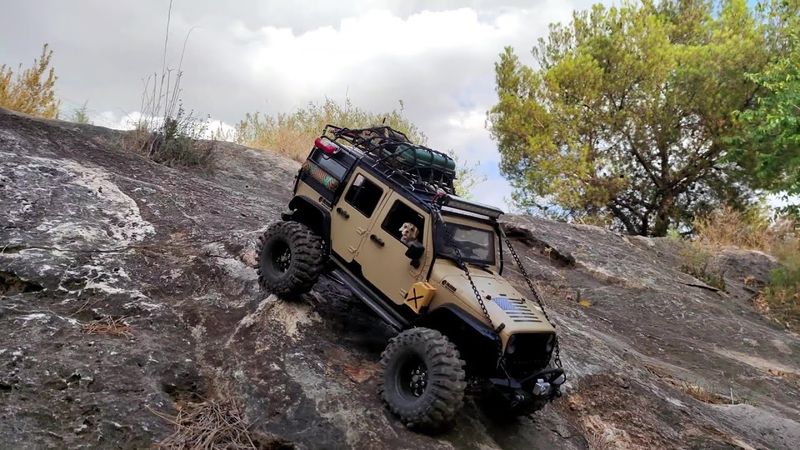 RC SCALE CRAWLER,JEEP WRANGLER ,1/10 rock mountain