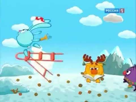 Смешарики - новогодняя версия заставки (2010)