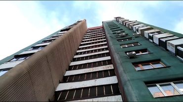 Обзор 16 этажного дома серии Т-134(3086/85), (лифты КМЗ-1996 г.в), (Политехническая 55/59), (Cyfral)