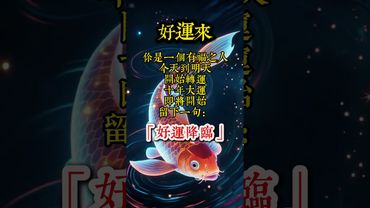 《好運降臨了！你是有福之人，十年大運正式啟動》#轉運 #招財 #好運來 #福氣滿滿