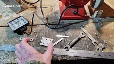 УСИЛИЛ ЖЕСТЬЮ НОВУЮ ЛОПАТУ. РЕМОНТ ПРОЖЕКТОРА НА МОТОСОБАКЕ АЛЬБАТРОС 8Л. 25.01.26