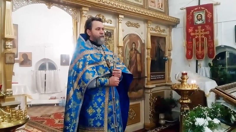 Проповедь в Крещенскую ночь. Настоятель - священник Георгий (Парфёнов).