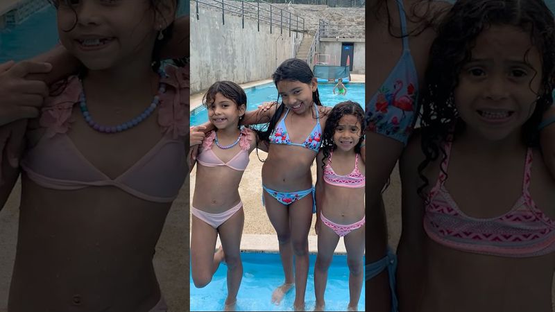 Dia de piscininha amores💦💧 #funny