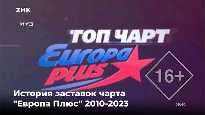 История заставок чарта Европа плюс (2010-2023)