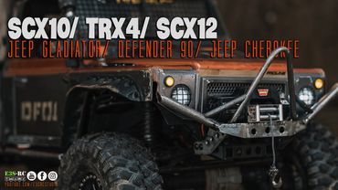 RC CARS SCALE 1/10 JEEP GALADIATOR PICKUP SCX10, DEFENDER 90 TRX4, JEEP CHEROKEE SCX12 TRAIL CRAWLER