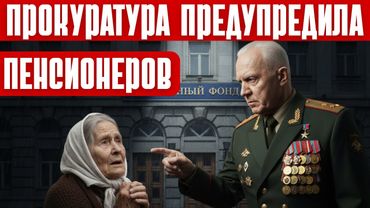 15 МИНУТ НАЗАД! ПРОКУРАТУРА ПРЕДУПРЕДИЛА ВСЕХ ПЕНСИОНЕРОВ!