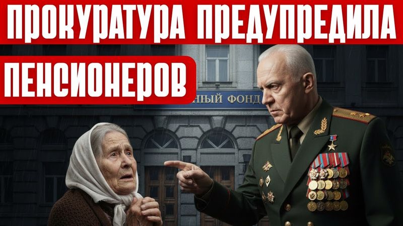 15 МИНУТ НАЗАД! ПРОКУРАТУРА ПРЕДУПРЕДИЛА ВСЕХ ПЕНСИОНЕРОВ!