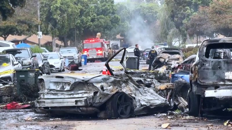 Самолёт известного музыкального агента упал на дом в Сан-Диего