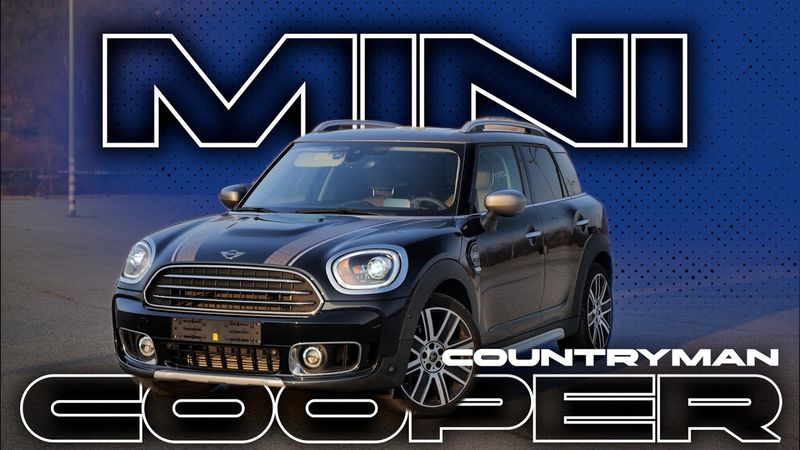 MINI Countryman Стильный и гоночный автомобиль в городской среде!
