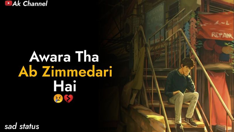 Awara Tha Ab Zimmedari hai 💔😢 | Ghar ki Jimmedariyan |  Zimmedari Status | Status Video | Ak Channel