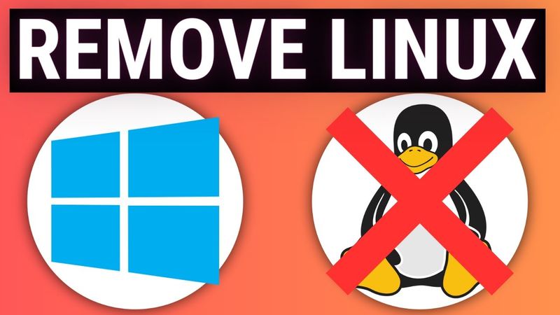 How to Remove Linux from Dual Boot in Windows 10 and Delete UEFI Boot Entry!