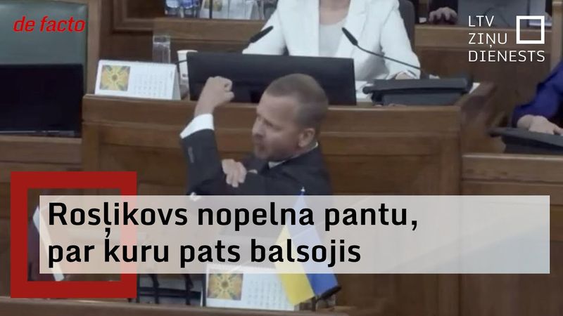 "Stabilitātei!" līderis Rosļikovs nopelna krimināllikuma pantu, par kuru pats savulaik balsojis