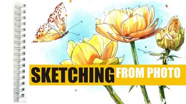 КАК РИСОВАТЬ ПО ФОТО SKETCHING from PHOTO