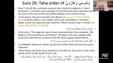 Quran Study, Structure and Coherence of the Chapters of the Qur'an, Dr. Ghoddoussi, Session 4