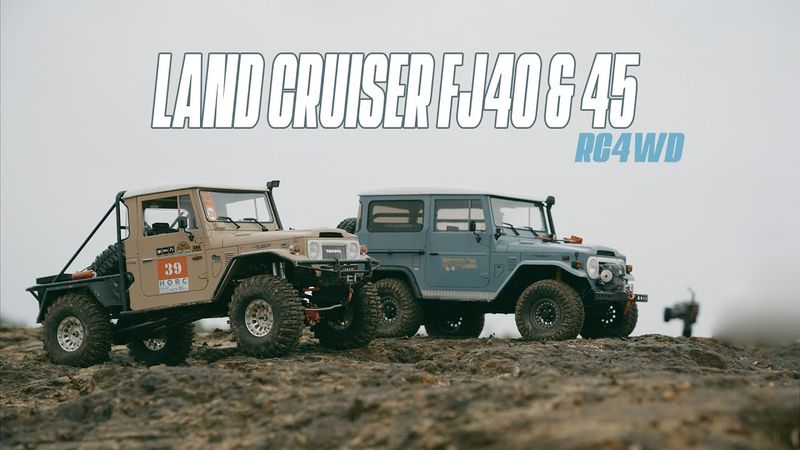 E3S-RC LAND CRUSIER FJ40 vs FJ45 RC4WD | RC OFF ROAD CRAWLER