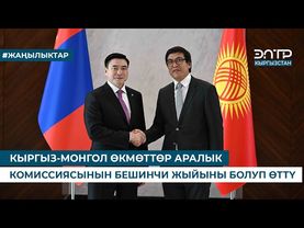 КЫРГЫЗ-МОНГОЛ ӨКМӨТТӨР АРАЛЫК КОМИССИЯСЫНЫН БЕШИНЧИ ЖЫЙЫНЫ БОЛУП ӨТТҮ